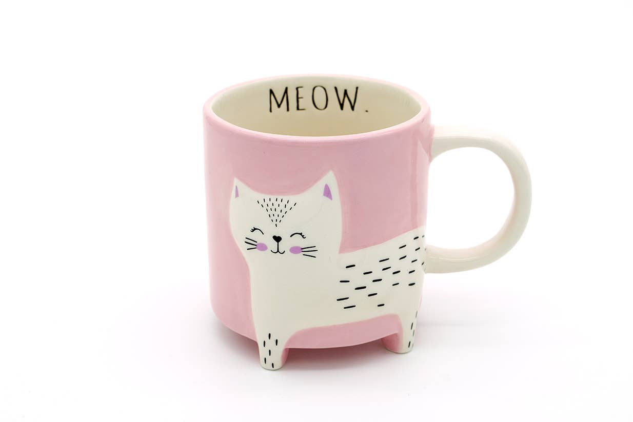 Leuke dierlijke koffiemok kat