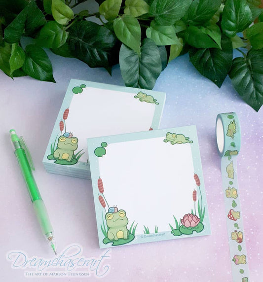 Froggy Friends Memo // Abreiß-Notizblock