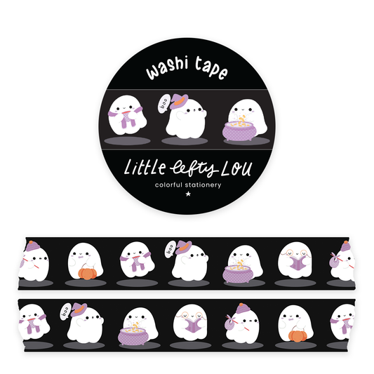 Geister schwarzes Washi Tape
