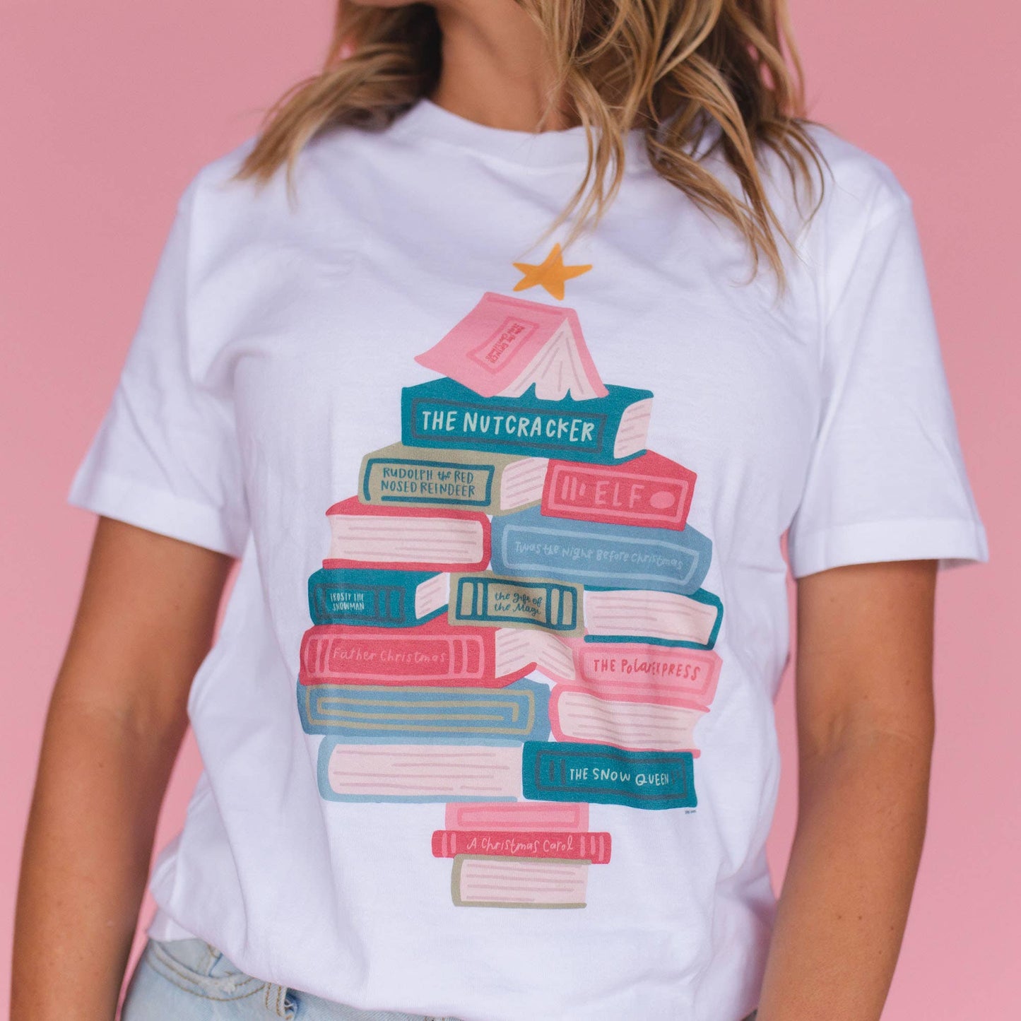 Christmas Tree Books White