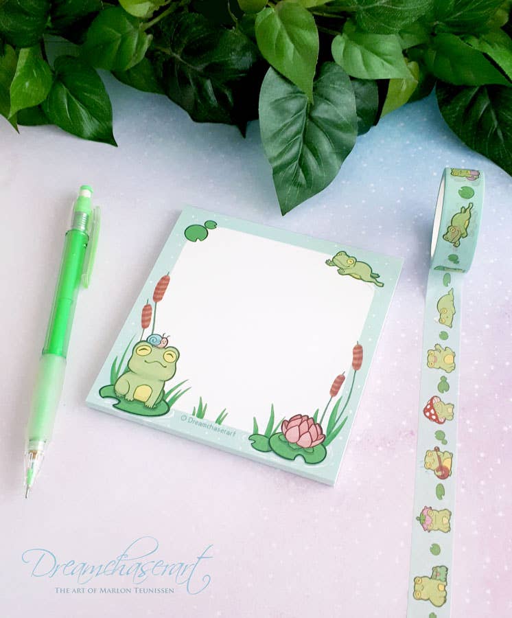 Froggy Friends Memo // Abreiß-Notizblock