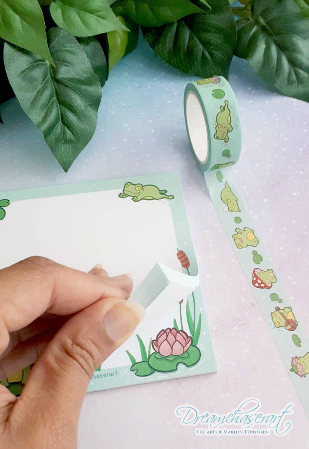 Froggy Friends Memo // Abreiß-Notizblock