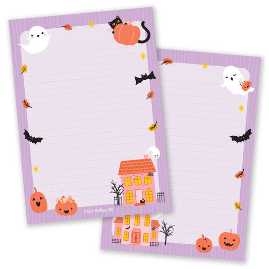 A5 Haunted Halloween Notizblock – doppelseitig