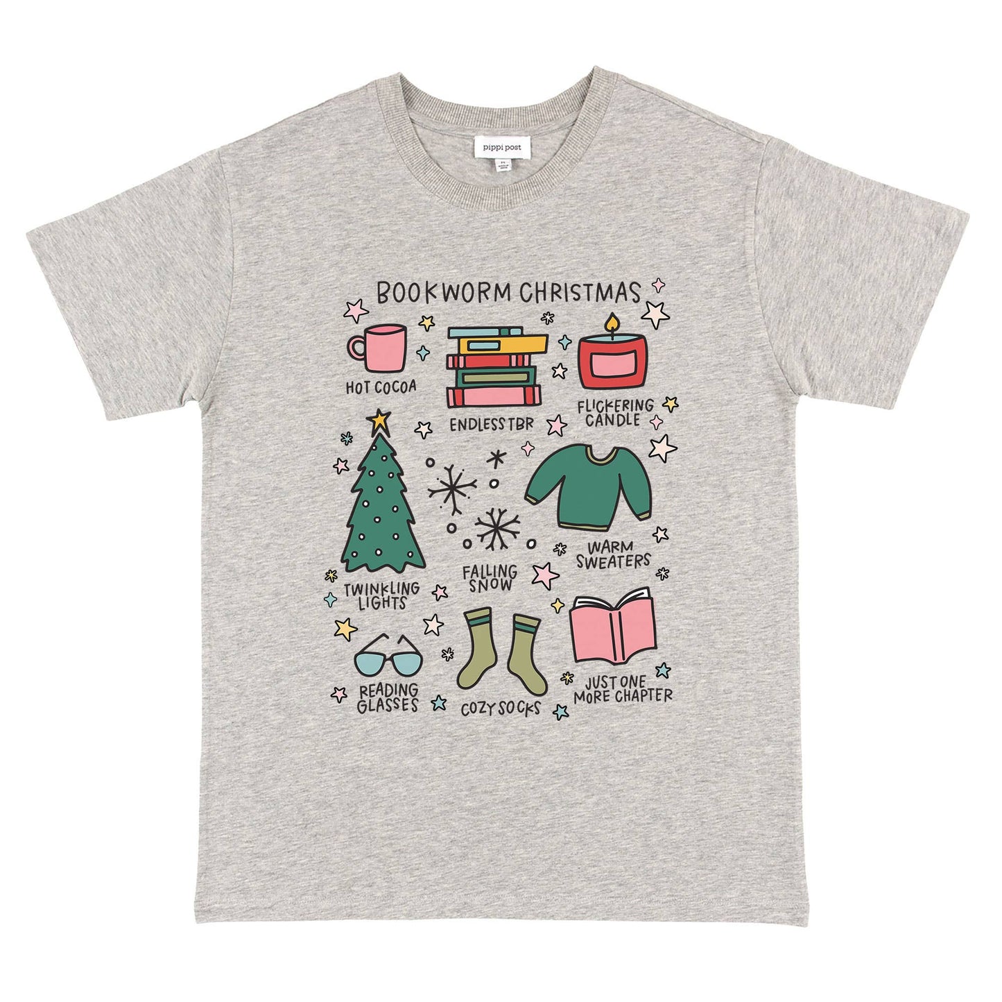 Bookworm Christmas Ash