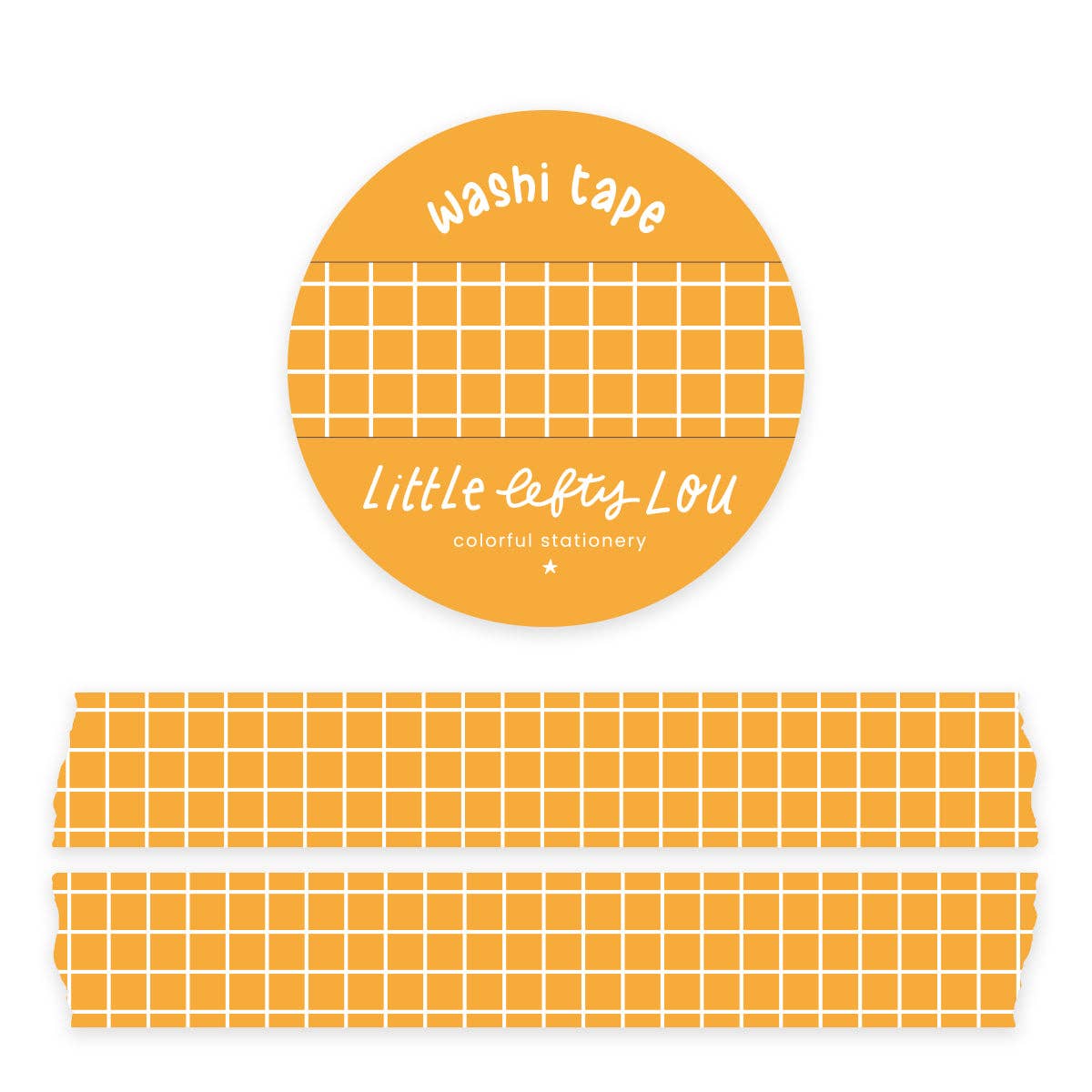 Okergele Grid Washi Tape
