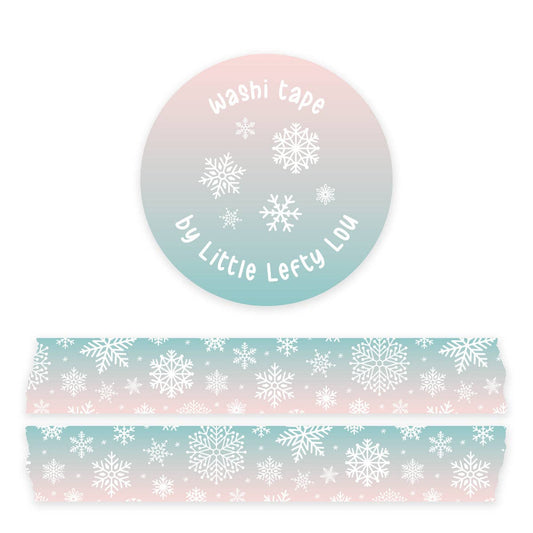 Washi Tape mit Schneeflocken