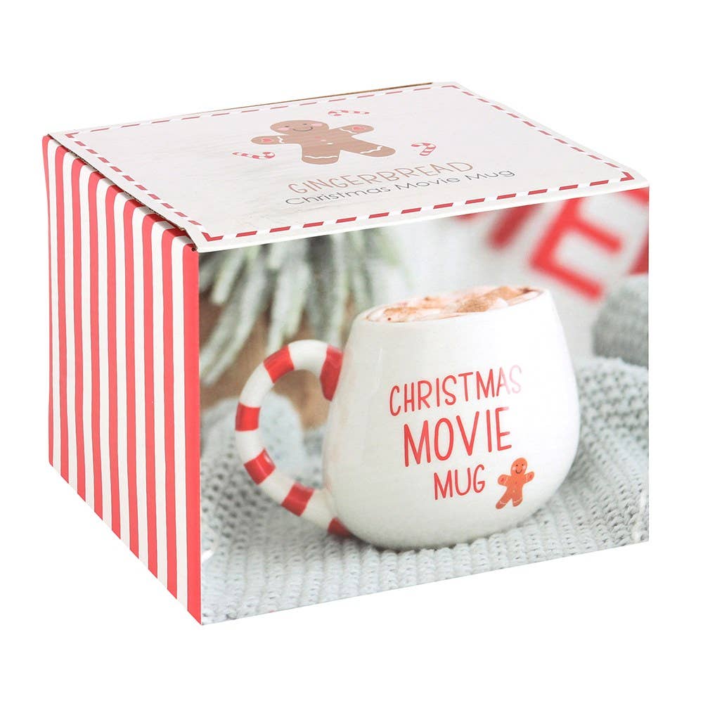 Kerstfilm Rounded Gingerbread Man Mug