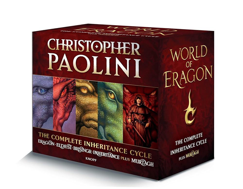 World of Eragon 5-Book Paperback Boxed Set: Eragon; Eldest; Brisingr; Inheritance; Murtagh (The Inheritance Cycle) cover image