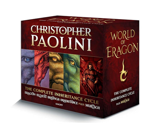 World of Eragon 5-Book Paperback Boxed Set: Eragon; Eldest; Brisingr; Inheritance; Murtagh (The Inheritance Cycle) cover image