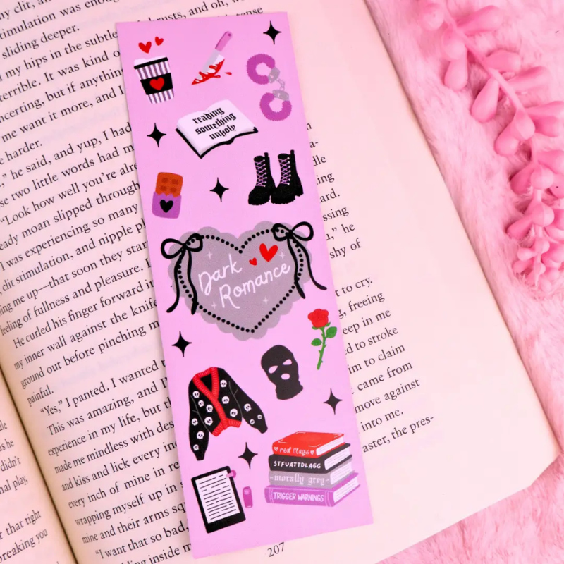 Girlie Dark Romance Bookmark