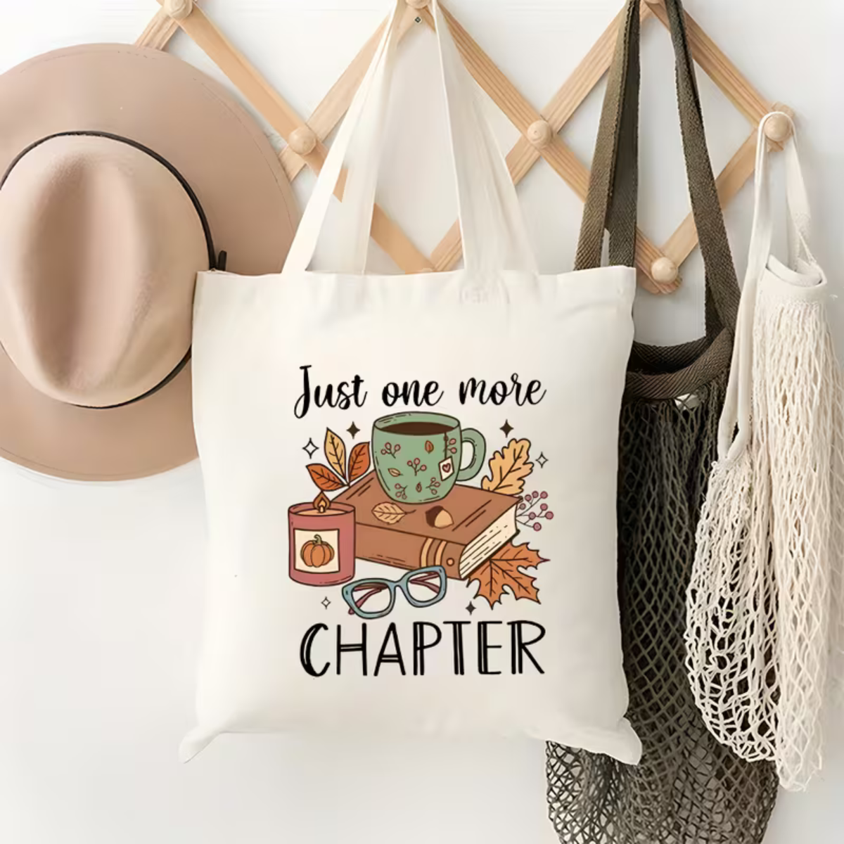 Just One More Chaptor Canvas Tas