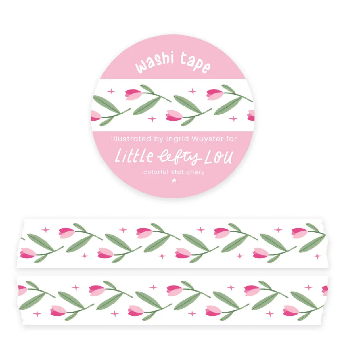 Pink Tulips Washi Tape