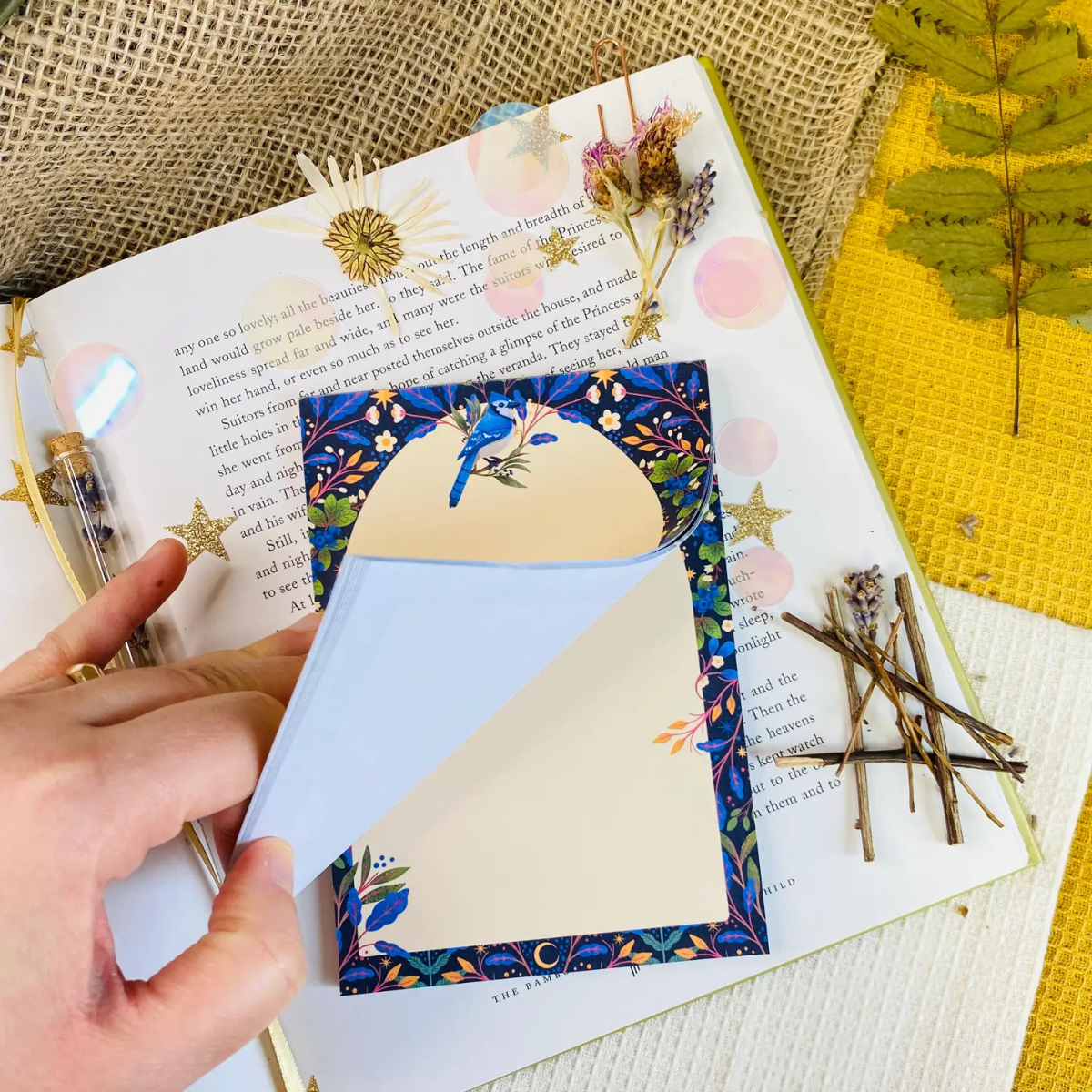 Notebook Blue Jade Bird