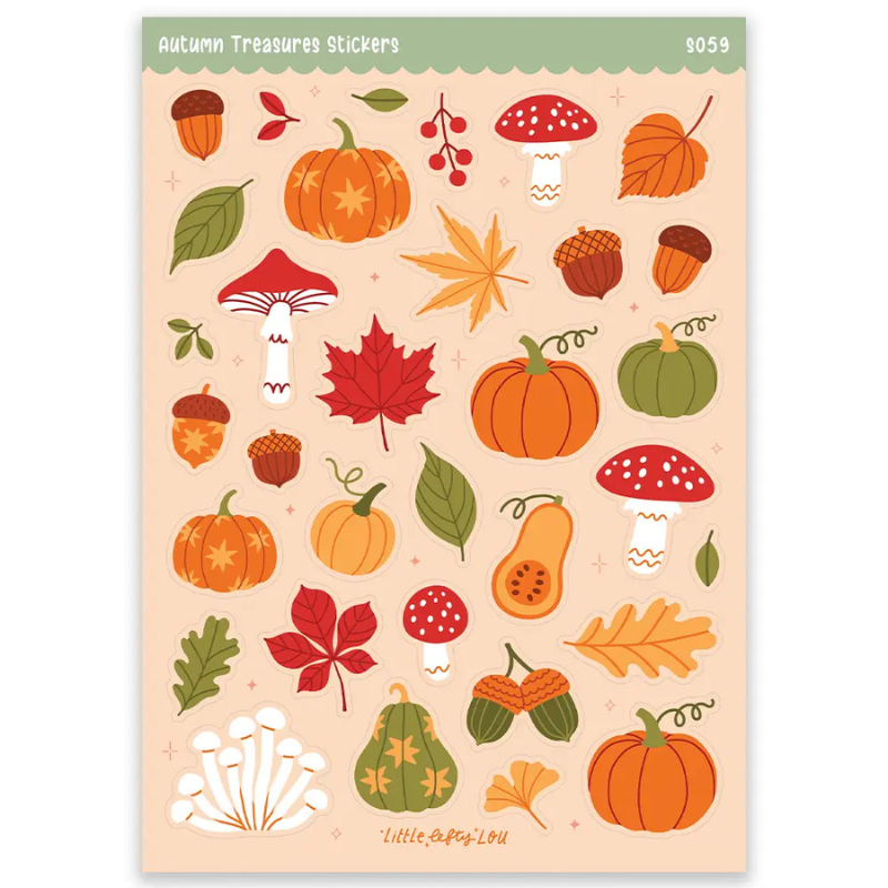 Autumn Treasures Stickersheet