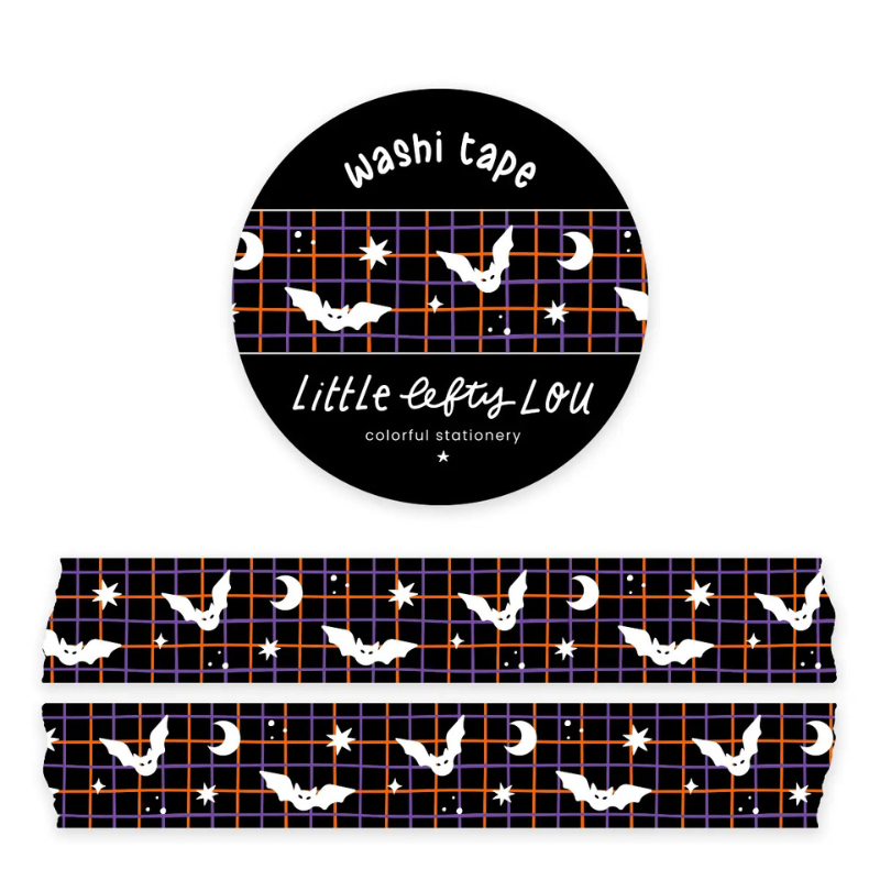 Bat Grid Washi Tape