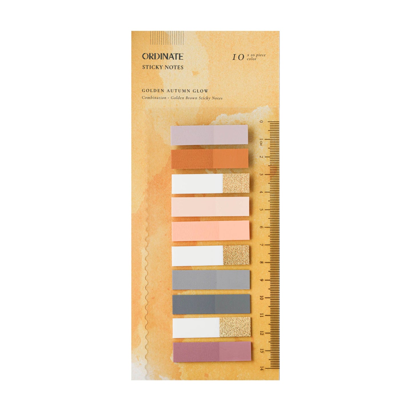 Golden Autumn Glow Klebestreifen l Haftnotizen