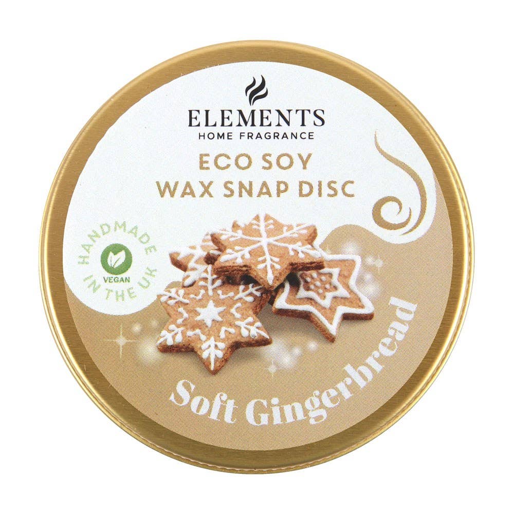 Soft Gingerbread Soy Wax Melt Snap Disc