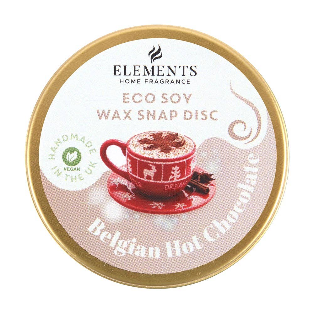 Belgian Hot Chocolate, Christmas Soy Wax, Melting Disc