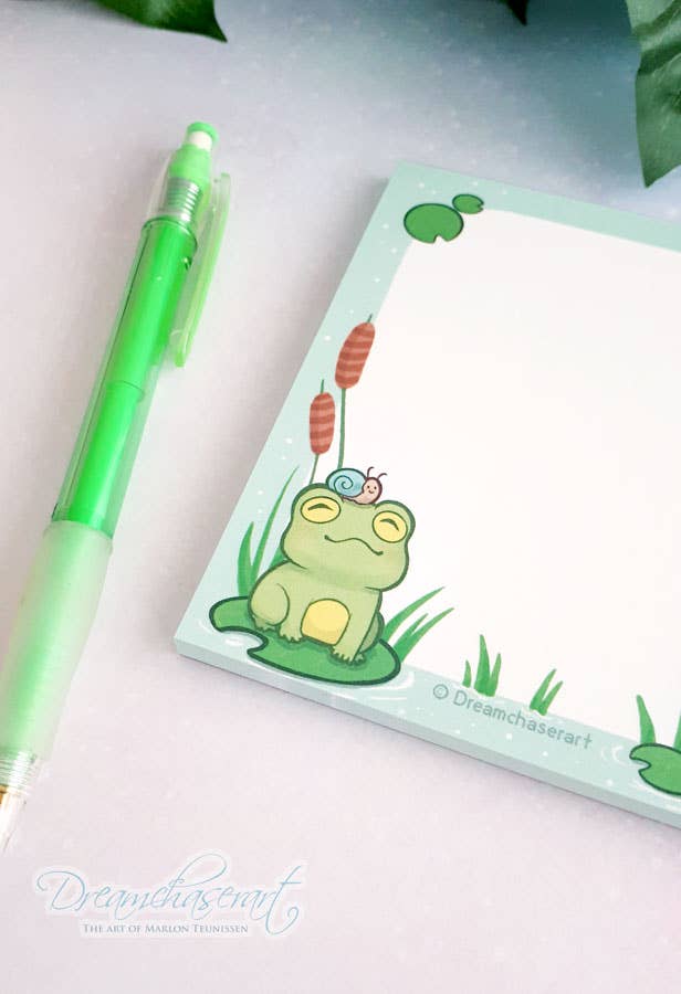 Froggy Friends Memo // Abreiß-Notizblock