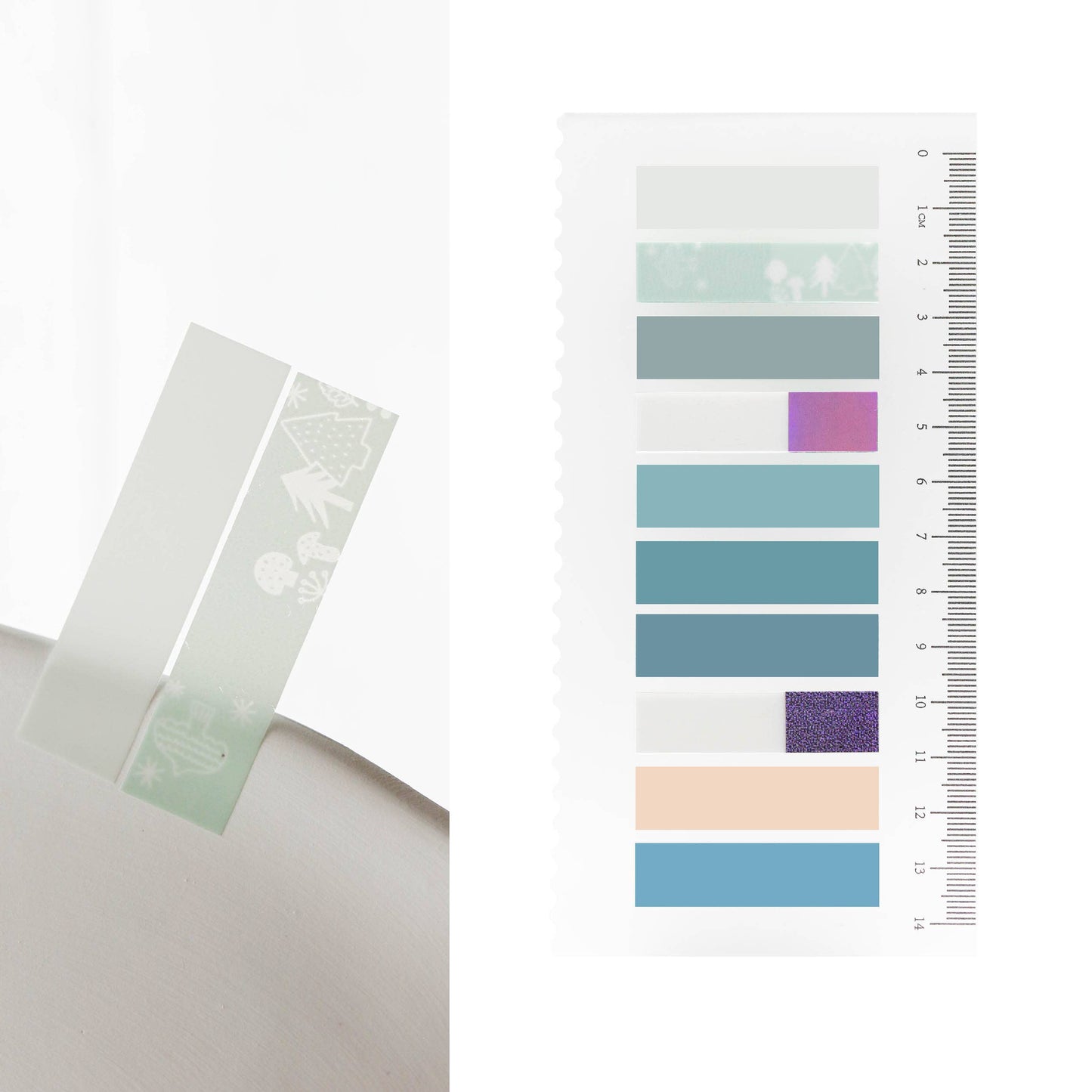 Winter Blue Sticky Notes | Page Marker