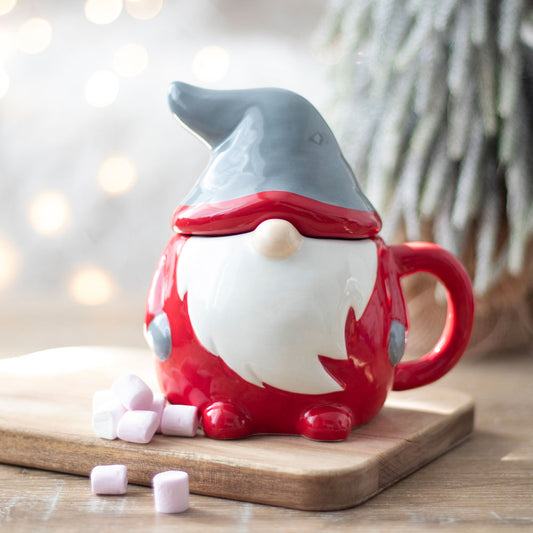 Santa Claus mug with lid