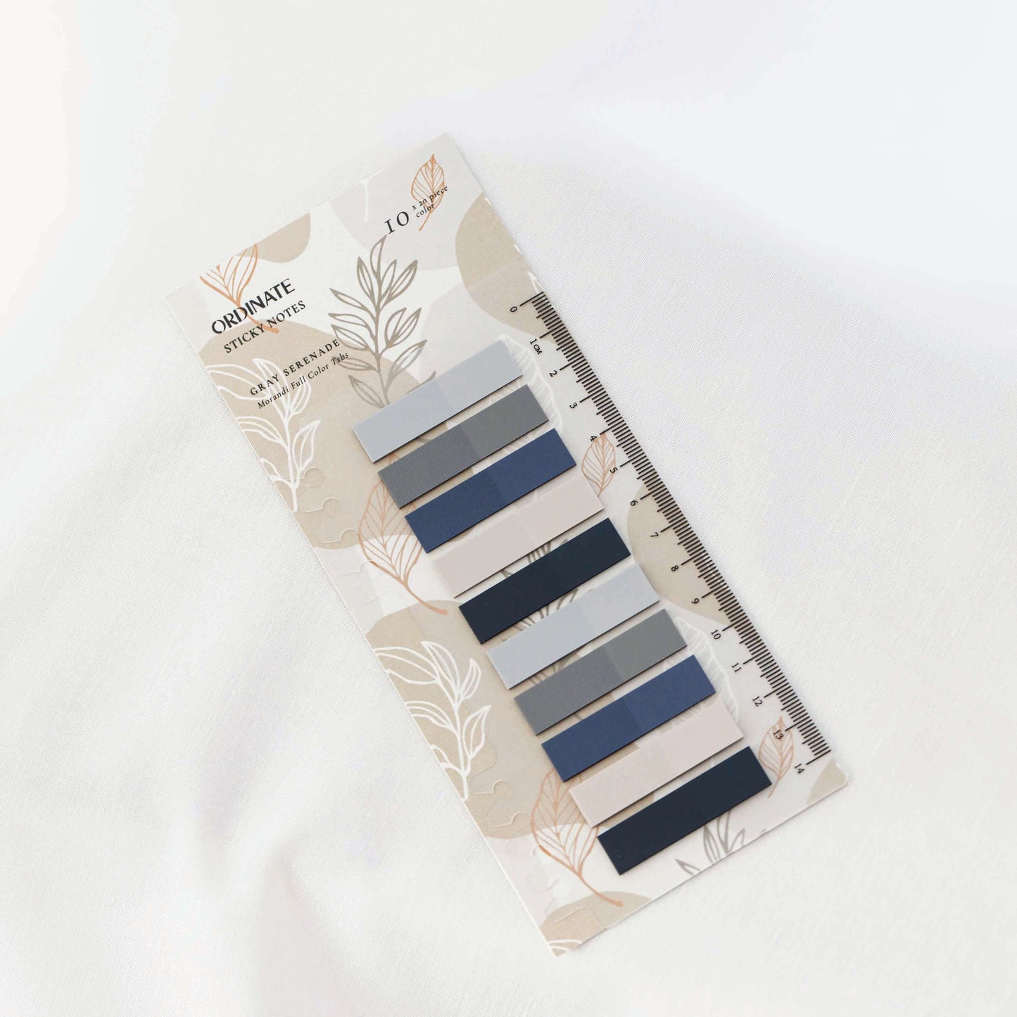 Ordinate Gray Serenade plakstroken pastel | Sticky Notes plakbriefjes