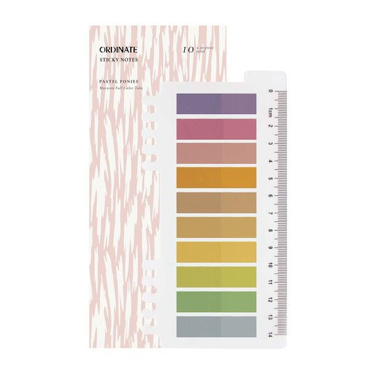 Pastelpony's | Ordinate transparante sticky notes | tabbladen | plaknotities