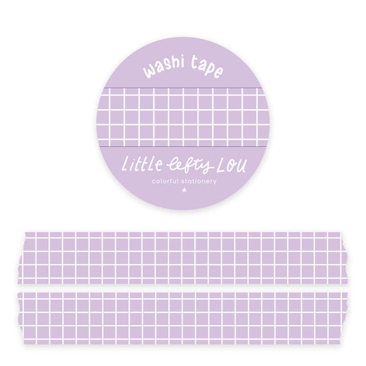 Lilac Grid washitape