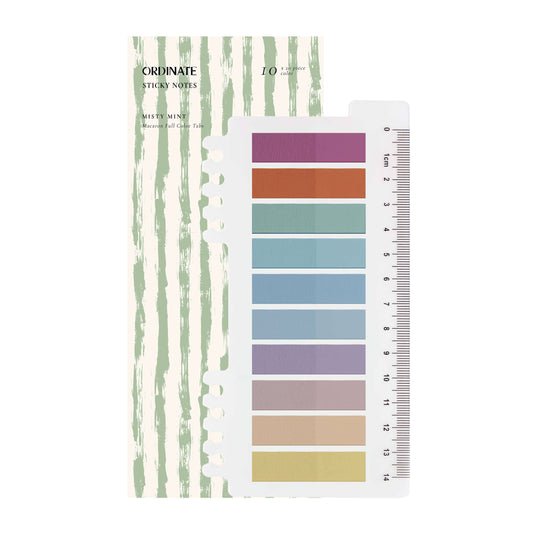 Misty Mint | Transparante notes en tabs | Ordinate