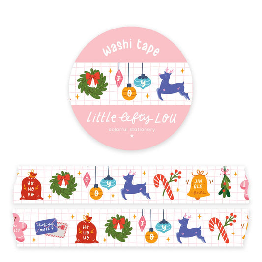 Christmas Icons Grid Washi Tape