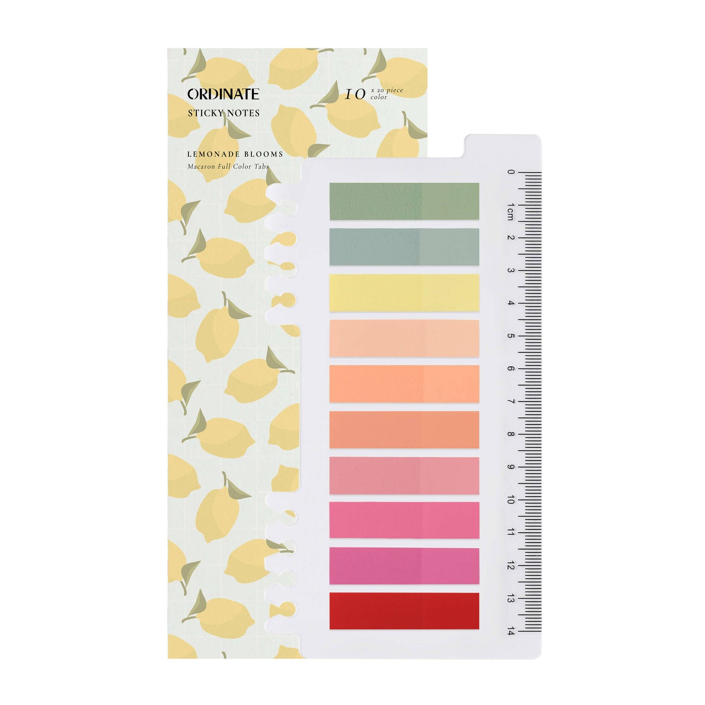 Ordinate Lemonade Blooms doorzichtige plaknotities