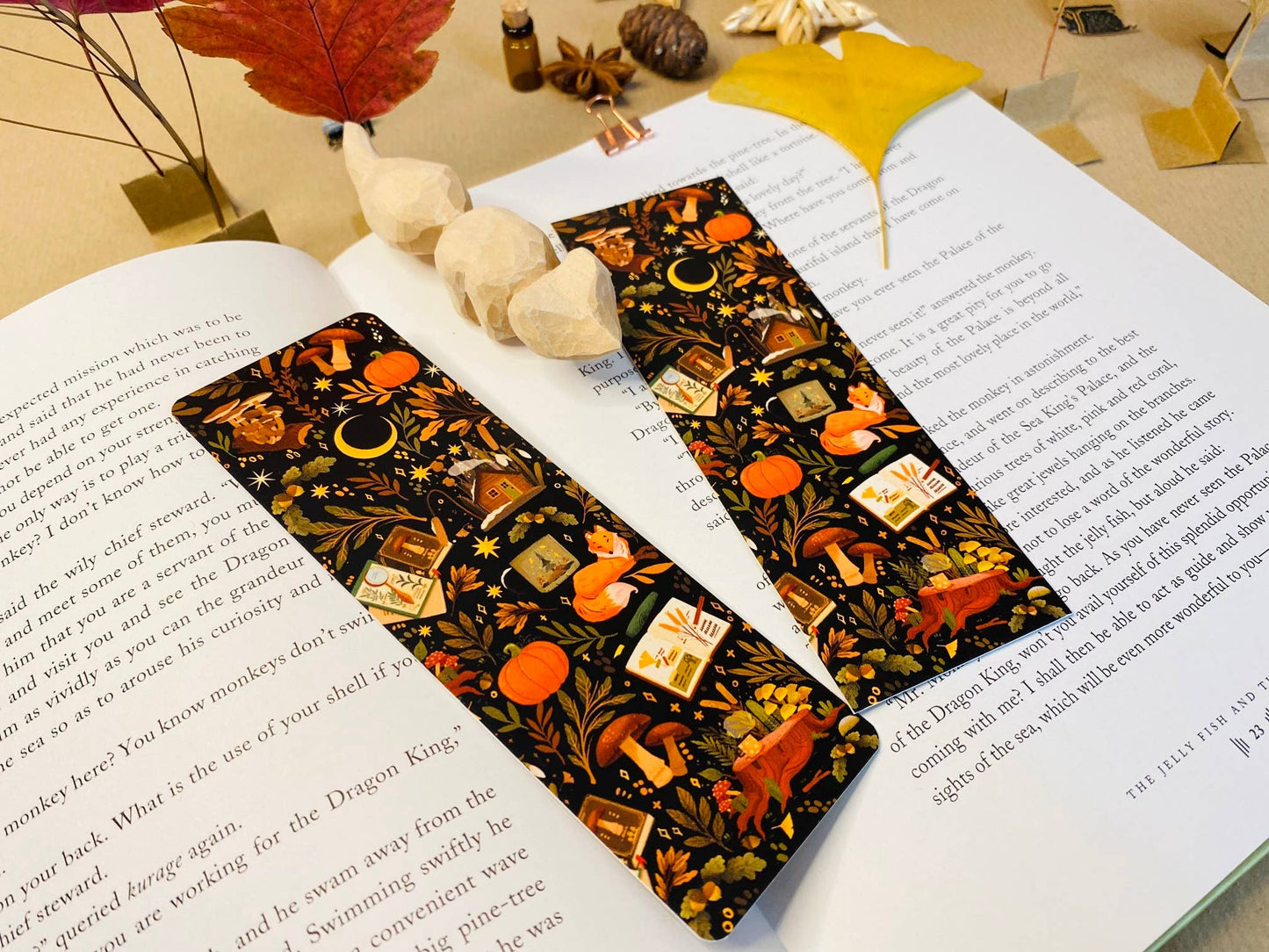 Woodland Bookmark | Boekaccessoires: Ronde hoeken