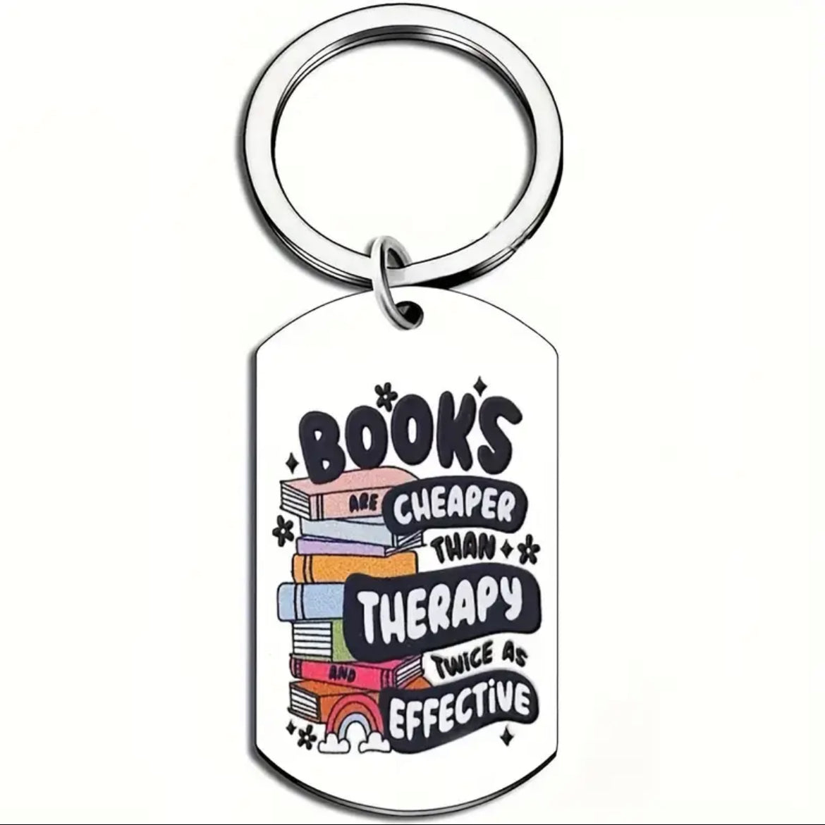 Bücher sind günstiger als Therapie-Schlüsselanhänger