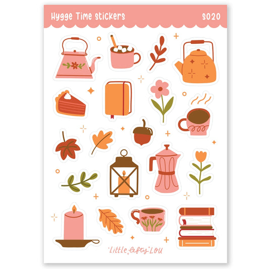 Hygge time stickers