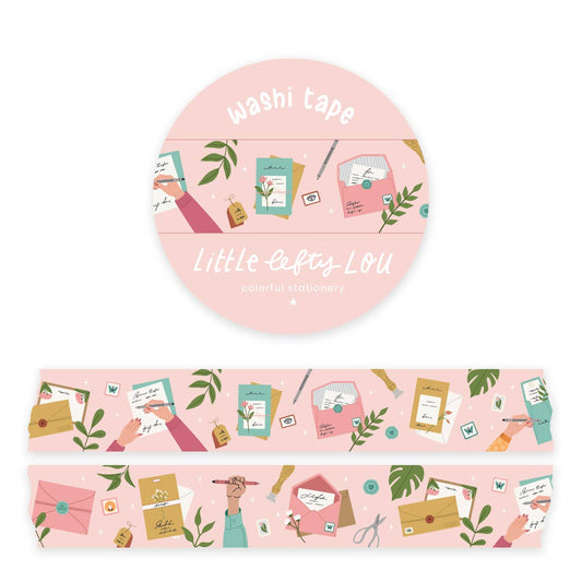 Sweet Pink Mail Washi Tape