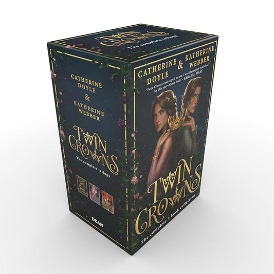 Twin Crowns The Complete 3 Book Collection: The Sunday Times bestselling royal YA fantasy romance series. Tik Tok made me buy it! cover image