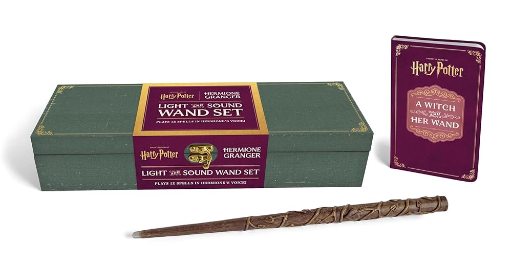 Harry Potter: Hermione Granger Light and Sound Wand Set: Plays 12 Spells in Hermione’s Voice! cover image