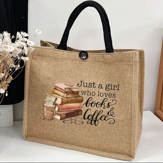 Just a girl who loves books & Coffee Bag