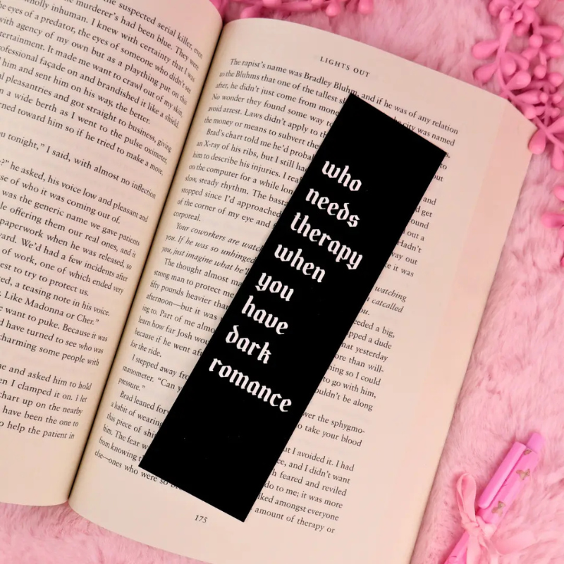 Who Needs Therapy Bookmark