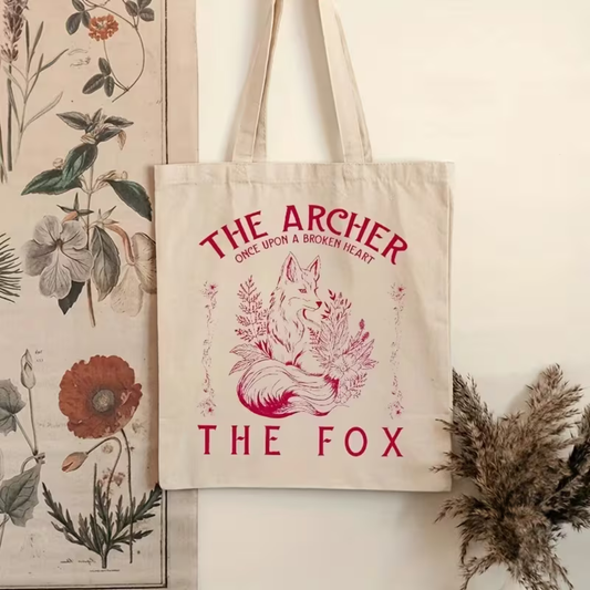 The Archer & The Fox Canvas Tas