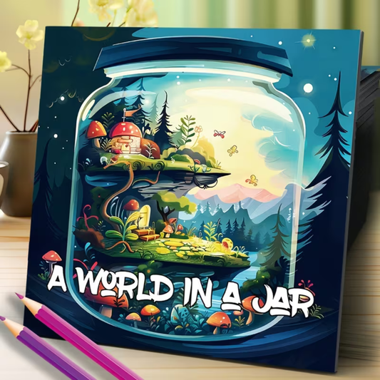 Coloring book A World in a Jar