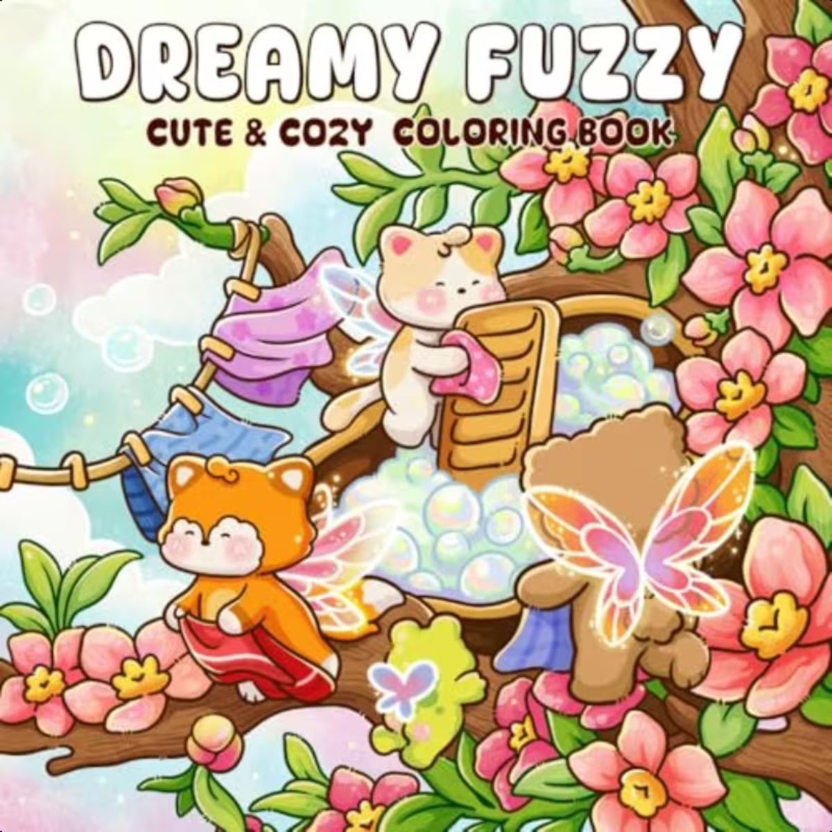 Coloring book Dreamy Fuzzy