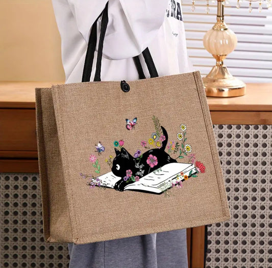 Floral cats bag