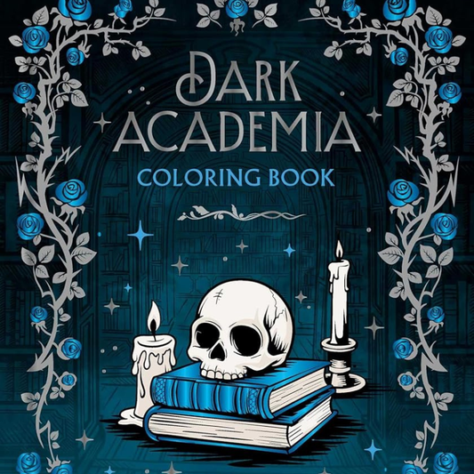 Dark Academia Coloring Book