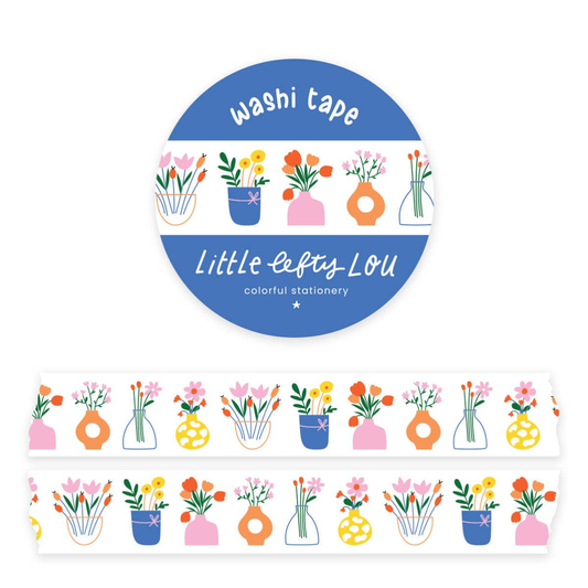 Washi Tape Bloemenvazen