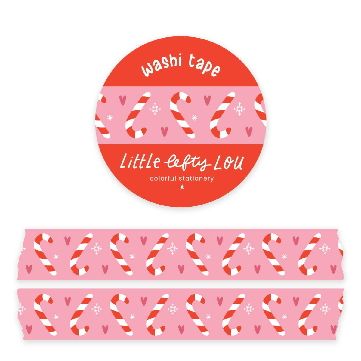 Washi Tape Candy Canes