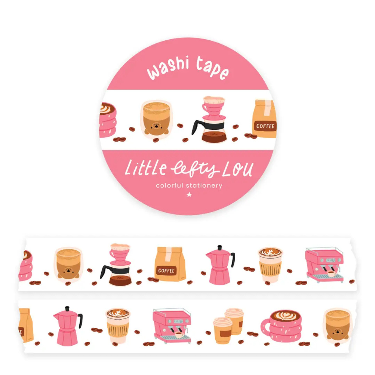 Coffee Time Washi Tape