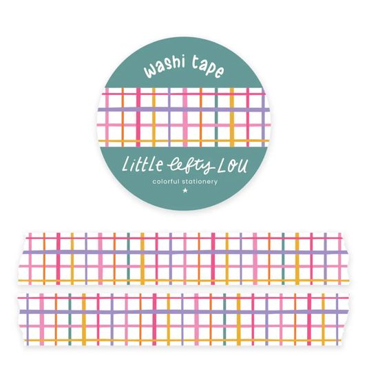 Colorful Grid Washi Tape