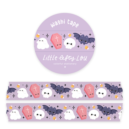 Washi Tape Halloween paars