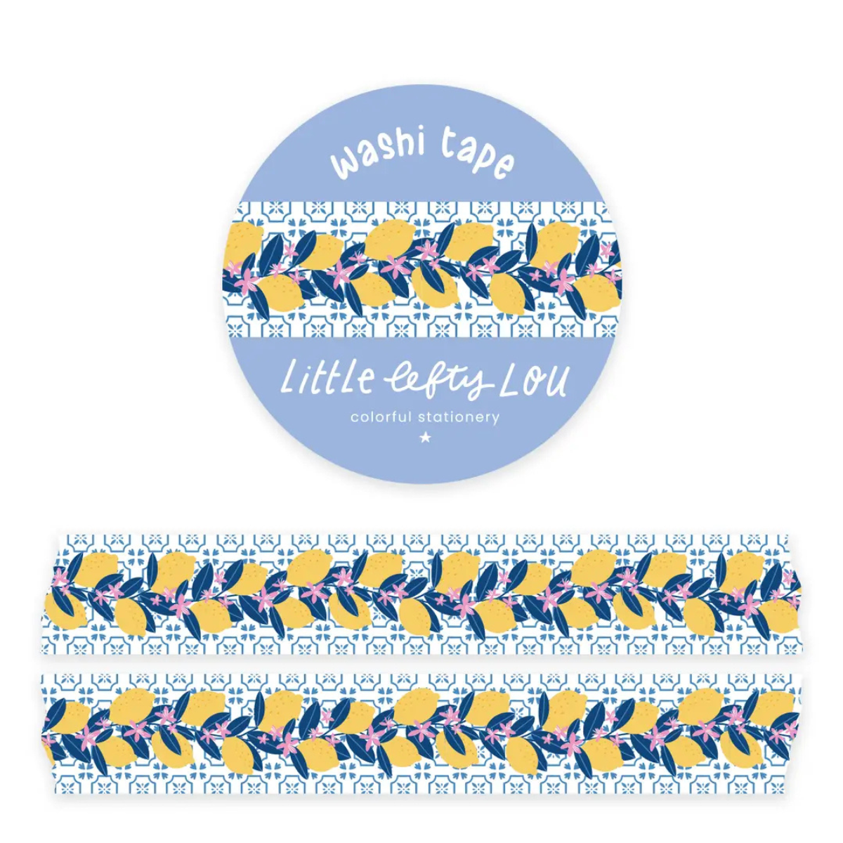 Lemon Tiles Washi Tape
